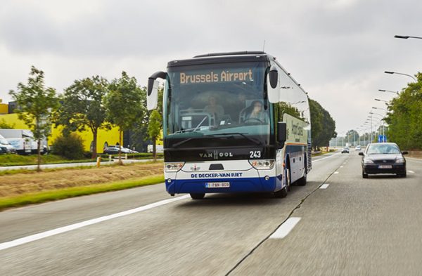 Bus Naar Zaventem Van Antwerpen